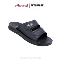 ราคา Aerosoft รุ่น MA4141 รองเท้าแตะผู้ชายแบบสวม แอโร่ซอฟ เบอร์ 39 44 รุ่น 4141 (3789776710)