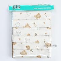 ราคา Little Home Baby ผ้าอ้อมพิมพ์ลาย จากฝ้ายมัสลินธรรมชาติ 100 ขนาด 28x28 นิ้ว แพ็ค 6 ผืน (24087530551)