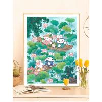 ราคา Cross Stitch Kit Rabbit New Handmade Embroidery Modern Simple Style Living Room Entrance White Cotton Fabric Animal Pattern (22939283368)