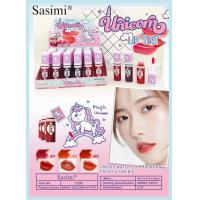 ราคา 24แท่ง SASIMI Moisture Light Color Lip Tint ลิควิดลิปทินท์ บางเบา สีสันเด่นชัด ติดทนนาน (23294537707)