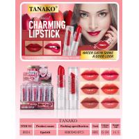 ราคา 24แท่ง TANAKO Soft Matte Shine Color Lipstick ลิปสติกหลากสี นุ่มลื่น บางเบา กลบสีริมฝีปากแนบสนิท (23750092516)