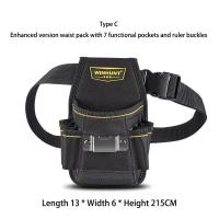 ราคา กระเป๋าเอวช่างไฟฟ้าผ้าใบชุดกล่องเครื่องมือทนทานต่อการฉีกขาดกระเป๋าช่างไฟฟ้ามืออาชีพช่างไม้กระเป๋าเก็บของถุงแบบแขวน (24443478246)