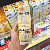 ราคา การ์นิเย่ ไบรท์ คอมพลีท วิตามินซีพลัส บูสเตอร์ เซรั่มลดจุด 30มล GARNIER VITAMIN C BOOSTER SERUM 30ml (23614703805)