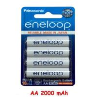 ราคา แท้ 100 ประกันศูนย์ AA AAA Pack 4 ก้อน Panasonic eneloop Original Rechargable Battery ถ่านชาร์จ 2A 3A (21267275659)