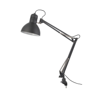 ราคา IKEA TERTIAL โคมไฟโต๊ะทำงาน ขาว ดำ ครีม ฟ้า หนีบโต๊ะ ติดผนังได้ แถมหลอด LED IKEA (19826657301)