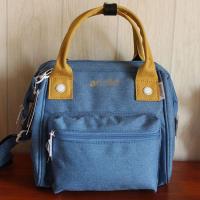 ราคา Rakuten Japan Three in one ผู้หญิง กระเป๋าสะพายข้าง Mommy กระเป๋าสะพายผ้าใบ Contrast Color Runaway Bag Nylon Daily Match (22262518361)