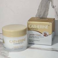 ราคา ครีมรกแกะ ลาโนลิน ออสเตรเลีย สูตรคนมีฝ้าคล้ำ Catherine Lanolin Cream with Grape Seed Oil and Vitamin E 100 ml (23800671317)