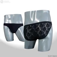ราคา SU07 กางเกงในผ้านุ่ม ด้านหลังผ้าลูกไม้ ทรงบิกินี่ (15921595292)