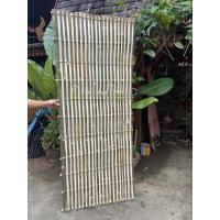 ราคา แผงไม้ไผ่สานลายตรงสองหน้า ขนาด 80 200 cm งานดิบ มือ 1 รั้ว กำแพง ประตู ผนัง ฝ้า เพดาน ระแนง ตกแต่ง ทำจากไม้ไผ่ (23678082163)
