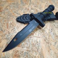 ราคา มีดพกพาเดินป่า มีด Columbia 1318A สีดำด้าน พ้อมปลอกพลาสติกแข็งแบบพกพาคาดเอว ขนาด 33cm ใบยาว 19cm ใบกว้าง 4cm หนา 3mm พร้อมใช้งาน (17747560241)