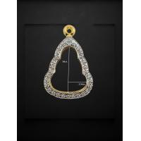 ราคา กรอบพระ กรอบปิดตาหลวงปู่เอี่ยม ล้อมเพชร ขนาด2 5 3 ไม่ลอก ไม่ดำ ไม่เขียว (20613692624)