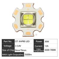 ราคา DC3V 6V 24V XML2 T6 XHP70 XHP90 XHP110 LED COB Replace CREE 18W 30W 36W 45W 54W 72W For Flashlight Car Light Diving Light Source Electrical Circuitry (22626499017)