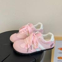 ราคา รองเท้าผ้าใบผู้หญิง KT Cat Embroidery 2025 รองเท้าผ้าใบลำลองสไตล์เกาหลี รองเท้าผ้าใบสีขาว รองเท้าผ้าใบลำลองสำหรับผู้หญิง (24484290041)