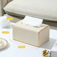 ราคา กล่องใส่ทิชชู่ ขอบทอง หรูหรา ใส่ทิชชู่แผ่นยาว กล่องทิชชู่ กล่องใส่กระดาษทิชชู่ (23261040761)