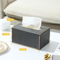 ราคา กล่องใส่ทิชชู่ ขอบทอง หรูหรา ใส่ทิชชู่แผ่นยาว กล่องทิชชู่ กล่องใส่กระดาษทิชชู่ (23261040760)