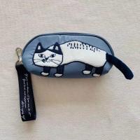 ราคา แว่นตาปีนเขาแมวปักลายแบบใหม่ญี่ปุ่นเคสดินสอแบบพกพาซองแว่นตากันแดดสำหรับแมวกระเป๋าเก็บของ (24325104477)