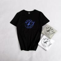 ราคา Agnes B เสื้อยืดแขนสั้นสำหรับผู้ชายเสื้อยืดคอกลมพิมพ์ลายสายฟ้าสไตล์คู่สไตล์เกาหลีเทรนด์ (20680395947)