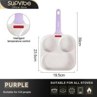 ราคา SUPVIBE กระทะไข่ดาว 3 หลุม กระทะทำอาหารเช้า กระทะอเนกประสงค์ กระทะหลุม ไม่ติดกระทะ (24284039934)