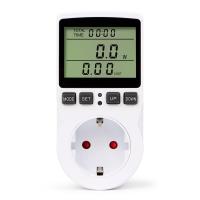 ราคา 16A 3680W Power Meter SOCKET AC พลังงานไฟฟ้า PC เปลวไฟโวลต์มิเตอร์เชื้อเพลิงวัตต์ KWH ราคา Monitor Outlet EU US Plug (24395842297)