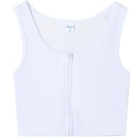 ราคา เสื้อกล้ามทอม ซิปหน้า ครึ่งตัว กระชับ รัด 99 (18476213096)