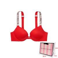 ราคา Victoria Secret ชุดชั้นในสตรีเซ็กซี่ Lace Push Up Bra กางเกง 1 ชิ้นสั้น (23377825393)