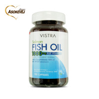 ราคา Vistra salmon fish oil 1000mg 100 แคปซูล วิสทร้า น้ำมันปลาแซลมอน (138362110)