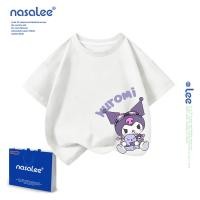 ราคา NASA Lee พร้อมส่ง เสื้อยืดแขนสั้นเด็กลายการ์ตูนน่ารัก เสื้อยืดคอกลม ผ้าคอตตอน เสื้อยืดเด็กไสตล์เกาหลี (23345441604)