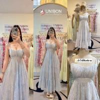 ราคา N6 แม็กซี่เดรสยาวผูกไหล่ ใส่ไปทะเลสวยๆ ใส่ไปงานแต่งใส่งานบวช สบายไม่ร้อน ทรงสวยมากกจ้า (24651538230)