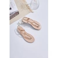 ราคา 36 41 รองเท้าแตะคีบรัดส้น อะไหล่ทองมุก แบรนด์Lisa Shoes L04 งานคุณภาพ (21490125683)