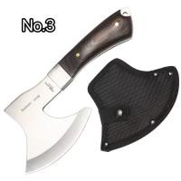 ราคา ขวานเดินป่า ขวานโทมาฮอว์ค พกพาขนาดเล็กสันหนา พร้อมซองกันคม มีให้เลือก3แบบ (23868059287)