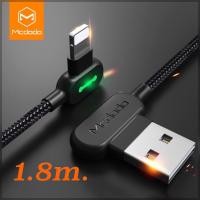 ราคา Mcdodo 90 degree lighting usb charger สายชาร์จไอโฟน 90องศา สำหรับคอเกมส์ มีไฟLED สีดำ 1 8เมตร ของแท้พร้อมกล่อง (726382703)