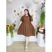 ราคา CC14 ชุดเดรสขนมชั้นสาวอวบพลัสไชต์ (22828351450)