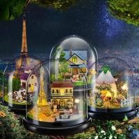 ราคา CuteHome บ้านตุ๊กตา บ้านDIY บ้านจำลอง ห้องจำลอง DIY House ของใช้จิ๋ว บ้านประกอบ พลาสติกของจิ๋วชุดDIY บ้านประกอบของเล่นแสง DIY House Assembling House Dollhouse Kit S 005 (1605084090)