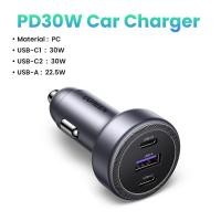 ราคา UGREEN 30W Car Charger Type C Fast Charger Adapter for iPhone 16 15 14 Pro Max Samsung S25 S24 Huawei Model 45843 (23531482198)
