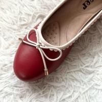 ราคา Meeer Amelia Ballet Flats รองเท้าคัทชูหน้าโบว์แต่งขอบหยักรอบๆ (21910484974)