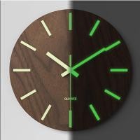 ราคา นาฬิกาเรืองแสงแขวนผนัง ลายไม้ แบบไม่มีกระจก มี 3 แบบให้เลือก ขนาด 12 นิ้ว เข็มเดินเรียบ ไร้เสียง (21485465737)