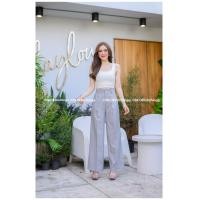 ราคา SN2 กางเกงทรงกระบอกใหญ่ กางเกงผ้าโซดา ทรงกระบอกใหญ่ ตะขอ ซิปหน้า มีหู กระเป๋าสองข้าง ไซส์S XL มี4สี งานป้าย ดีดาวรุ่ง กางเกงผู้หญิงขายาว (23168627538)