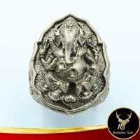 ราคา แหวนพระพิฆเนศ พิมพ์ใหญ่ หลวงปู่หงษ์ พรหมปัญโญ สุสานทุ่งมน วัดเพชรบุรี อ ปราสาท จ สุรินทร์ เทพเจ้าแห่งความสำเร็จ ความร่ำรวย (15348379491)