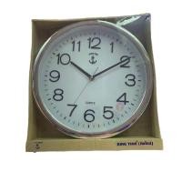 ราคา นาฬิกาแขวนผนัง รุ่น 009 ตราสมอดำ แท้ 100 KINGTIME หน้าปัด 11 5นิ้ว เดินเรียบ Auto เสียงเงียบ (19954745745)