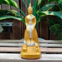 ราคา พระประจำวันพุธ กลางคืน ปางป่าเลไลย์ สีน้ำทองประดับเพรช ขนาดหน้าตัก 3 นิ้วสูง 6 5 นิ้ว เนื้อเรซิ่นพรีเมี่ยม บูชามิ่งขวัญกำลังใจ (19452604198)