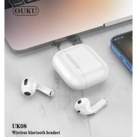 ราคา NEW OUKU UK08 Headset compact qulity หูฟังบลูทูธ หูฟังบลูทูธไร้สาย กล่องชาร์จไร้สาย ชุดหูฟังบลูทูธ พร้อมส่ง (19562873246)