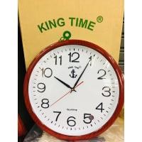 ราคา นาฬิกาแขวน สมอ King Time 16 นิ้ว รุ่น 016 KING TIME สมอ 016 นาฬิกาแขวนติดผนัง ตราสมอแท้ เดินเรียบ ขนาดใหญ่ แถม ถ่าน 2a (10905774896)