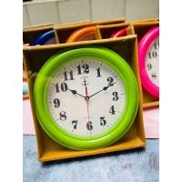 ราคา นาฬิกาผนัง ขนาด11นิ้ว มีหลายสีให้เลือก นาฬิกาแขวน สมอ ทรงกลม คละสี รุ่น TW 555 นาฬิกาแขวนฝนัง ตาสมอ ขอบสีขนาด11นิ้ว (19939469754)