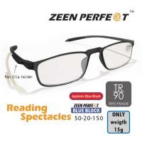 ราคา แว่นอ่านหนังสือ ZEEN PERFECT Reader เลนส์ Aspheric Blue Block กรอบ TR90 รุ่น 2001BB (24524505444)