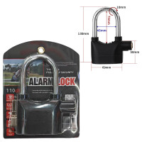 ราคา กุญแจ Alarm Lock กุญแจไซเรน กุญแจกันขโมย พร้อมเสียงเตือนดัง ป้องกันกุญแจผี ฟรีถ่านสแปร์6ก้อน (24275301815)