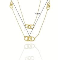 ราคา Set สร้อยคอ ข้อมือ Hermes สร้อยคอยาวเครื่องประดับของผู้หญิง แฟชั่นเรียบง่ายและสง่างาม ชุบทอง14K (10126418753)