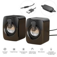 ราคา พร้อมไฟRGB ของอยู่ไทย ลำโพง USB ลำโพงต่อคอม ลำโพงเล็ก 3Dสเตอริโอเสียงรอบทิศทาง สำหรับเครื่องคอมพิวเตอร์แล็ปท็อปโน๊ตบุ๊ค (20633742154)