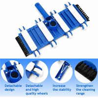 ราคา ล้อดูดตะกอนสระว่ายน้ำ มีแปรง ขนาด 14 นิ้ว ล้อดูดตะกอน Swimming Pool Vacuum Head 14 inch (17121597418)