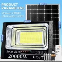 ราคา KKSKY ไฟโซล่าเซลล์ ไฟโซล่าเชล1แถม1 300w 100w 40w 60w 200w 500w solar light ไฟโซล่าเซล1000wแท้ สปอร์ตไลท์ LED IP67กันน้ำ 0 ค่าไฟ Metal housing (24565475329)