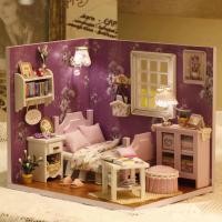 ราคา CuteHome บ้านตุ๊กตา บ้านDIY บ้านจำลอง ห้องจำลอง DIY House ของใช้จิ๋ว บ้านประกอบ พลาสติกของจิ๋วชุดDIY บ้านประกอบของเล่นแสง DIY House Assembling House Dollhouse Kit S 001 (1579228141)